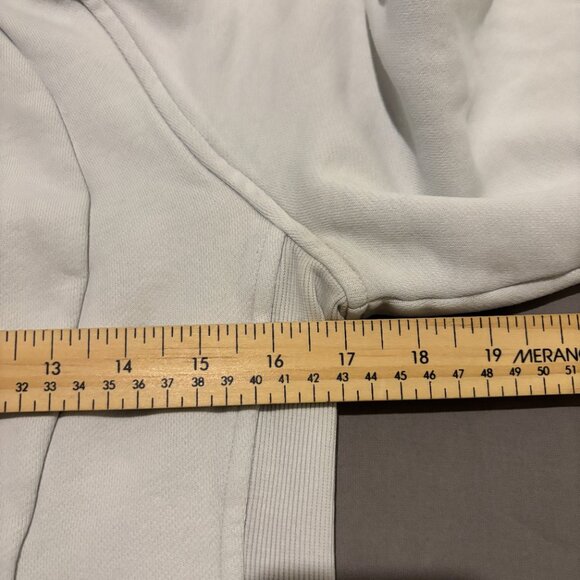 Lululemon Scuba Hoodie Size 6 White Solid Full Zip Gym Workout Training - Picture 4 of 5